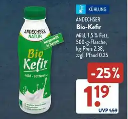 Aldi Süd Andechser Bio Kefir Angebot