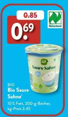 Aldi Süd Bio-Saure-Sahne Angebot