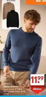 Aldi Süd UP2FASHION Merino-Pullover Angebot