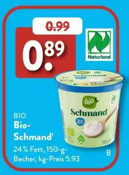 Aldi Süd Bio-Schmand Angebot