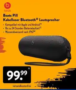 Aldi Süd Beats Pill Kabelloser Bluetooth Lautsprecher Angebot