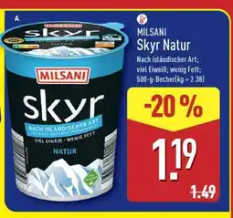 Aldi Nord MILSANI Skyr Natur Angebot