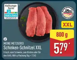 Aldi Nord MEINE METZGEREI Schinken-Schnitzel XXL Angebot