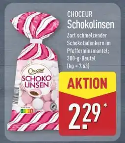 Aldi Nord CHOCEUR Schokolinsen Angebot