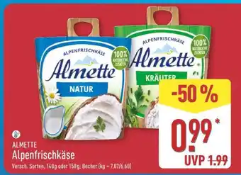 Aldi Nord Almette Alpenfrischkäse Angebot