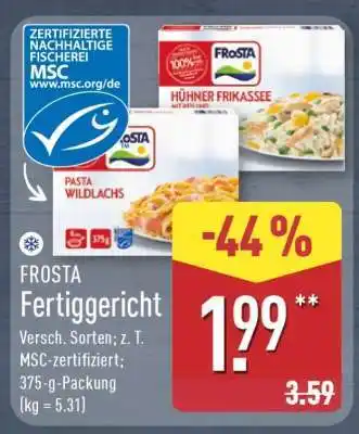 Aldi Nord Frosta Fertiggericht Angebot