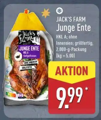 Aldi Nord JACK'S FARM Junge Ente Angebot