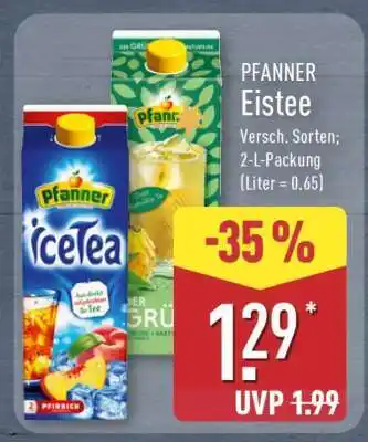 Aldi Nord Pfanner Eistee Angebot