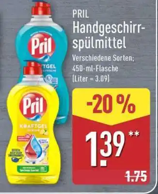 Aldi Nord Pril Handgeschirrspülmittel Angebot
