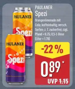 Aldi Nord Paulaner Spezi Angebot