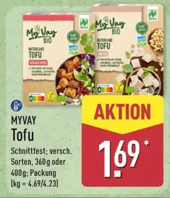 Aldi Nord MYVAY Tofu Angebot