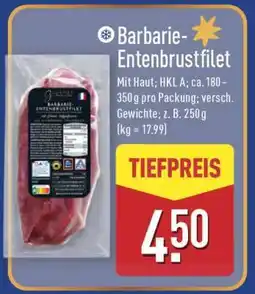 Aldi Nord Barbarie-Entenbrustfilet Angebot