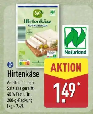 Aldi Nord Hirtenkäse Angebot