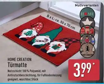 Aldi Nord HOME CREATION Türmatte Angebot