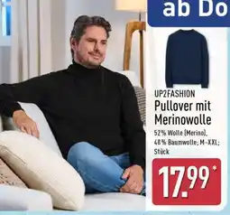 Aldi Nord UP2FASHION Pullover mit Merinowolle Angebot