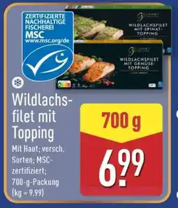 Aldi Nord Wildlachsfilet mit Topping Angebot