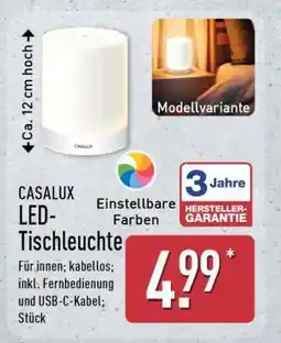 Aldi Nord CASALUX LED-Tischleuchte Angebot
