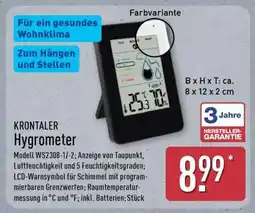 Aldi Nord KRONTALER Hygrometer Angebot