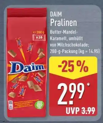 Aldi Nord Daim Pralinen Angebot