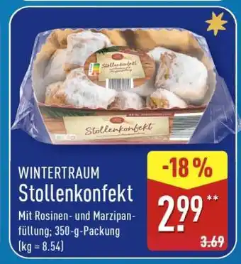 Aldi Nord WINTERTRAUM Stollenkonfekt Angebot