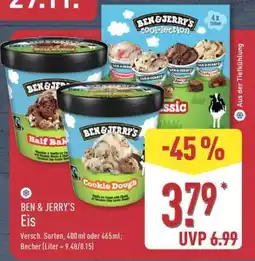 Aldi Nord BEN & JERRY’S Eis Angebot
