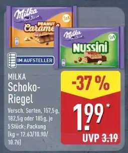 Aldi Nord MILKA Schoko-Riegel Angebot