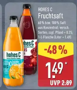Aldi Nord HOHES C Fruchtsaft Angebot