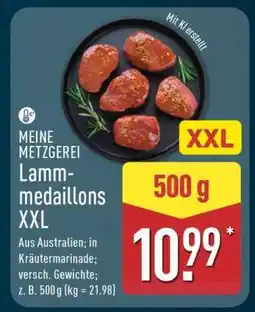 Aldi Nord MEINE METZGEREI Lammmedaillons XXL Angebot