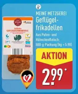 Aldi Nord MEINE METZGEREI Geflügelfrikadellen Angebot