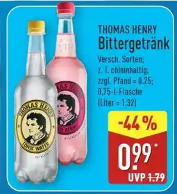 Aldi Nord THOMAS HENRY Bittergetränk Angebot