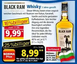 Norma Whisky 3 Jahre gereift Angebot