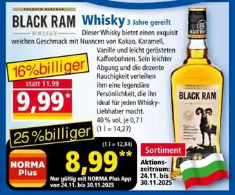Norma Whisky 3 Jahre gereift Angebot