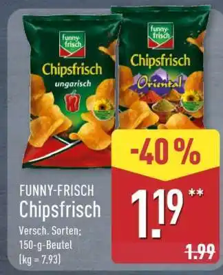 Aldi Nord FUNNY-FRISCH Chipsfrisch Angebot