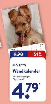Aldi Nord Wandkalender Angebot