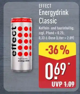 Aldi Nord EFFECT Energydrink Classic Angebot