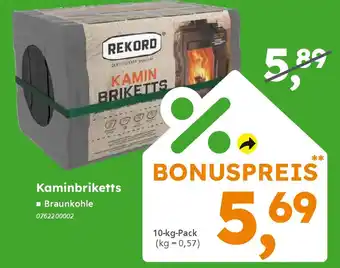 Globus Baumarkt REKORD Kaminbriketts Angebot