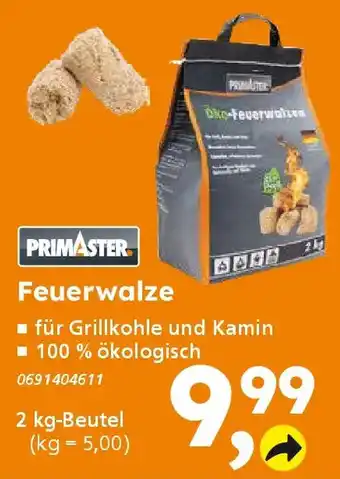 Globus Baumarkt PRIMASTER Feuerwalze Angebot