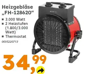 Globus Baumarkt Heizgebläse ,,FH-128620" Angebot