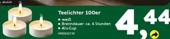 Globus Baumarkt Teelichter 100er Angebot