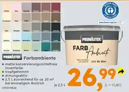 Globus Baumarkt PRIMASTER Farbambiente Angebot