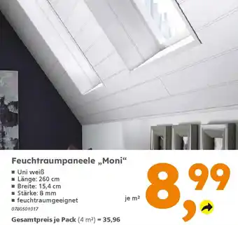 Globus Baumarkt Feuchtraumpaneele,,Moni❝ Angebot