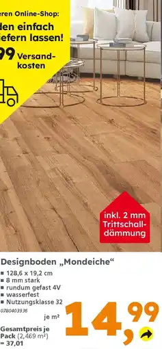 Globus Baumarkt Designboden „Mondeiche" Angebot