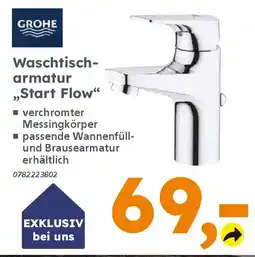 Globus Baumarkt GROHE Waschtisch- armatur ,,Start Flow" Angebot
