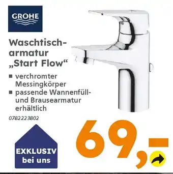 Globus Baumarkt GROHE Waschtisch- armatur ,,Start Flow" Angebot