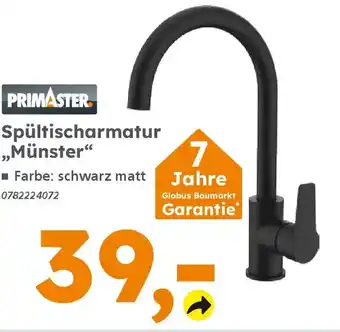 Globus Baumarkt PRIMASTER Spültischarmatur ,,Münster" Angebot
