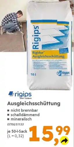 Globus Baumarkt Rigips Ausgleichsschüttung Angebot