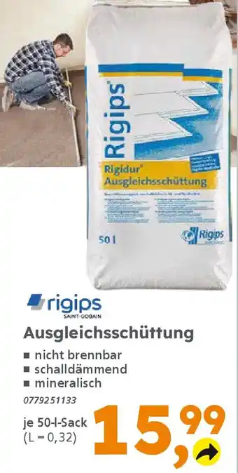 Globus Baumarkt Rigips Ausgleichsschüttung Angebot