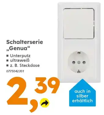 Globus Baumarkt Schalterserie ,,Genua" Angebot
