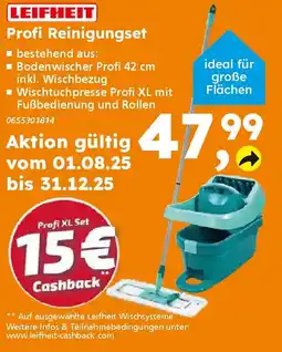 Globus Baumarkt LEIFHEIT Profi Reinigungset Angebot