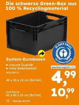 Globus Baumarkt System-Euroboxen Angebot
